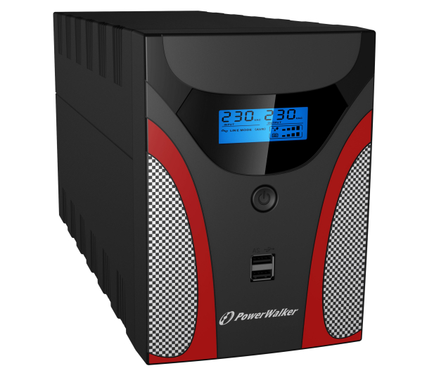 Power Walker LINE-INTERACTIVE (2200VA/1320W, 4x IEC, LCD, AVR) - 545721 - zdjęcie 3